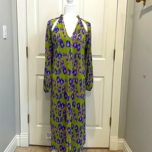 ASOS DESIGN SHOULDER CUT OUT MAXI DRESS